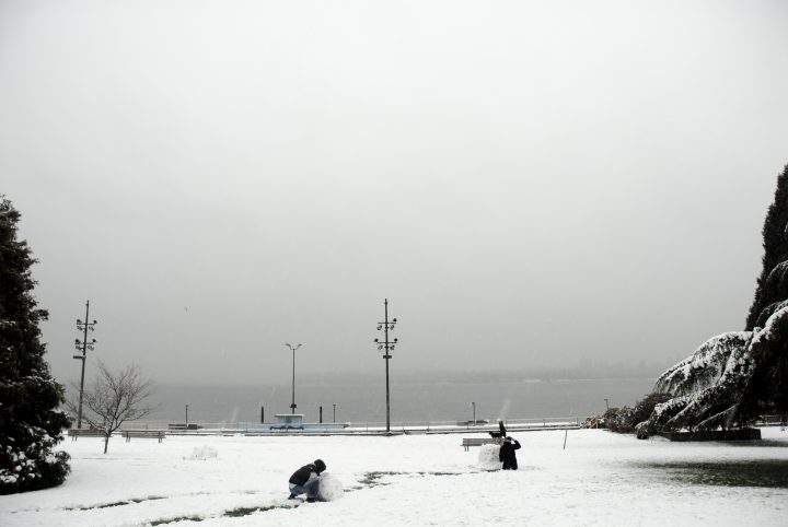 Snow Day In Vancouver