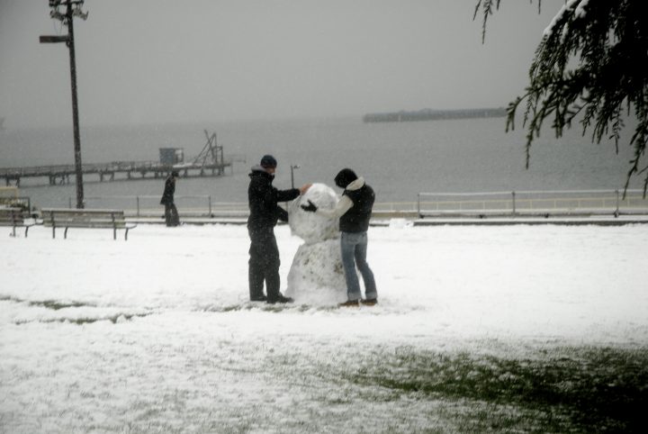 Snow Day In Vancouver