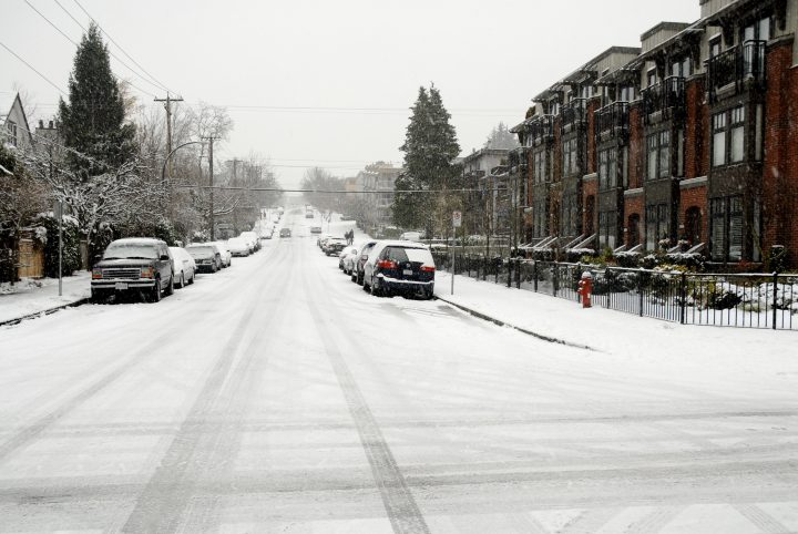 Snow Day In Vancouver