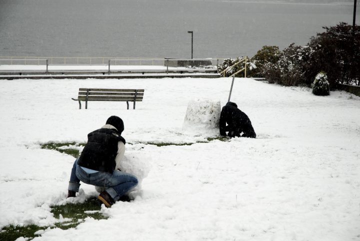 Snow Day In Vancouver