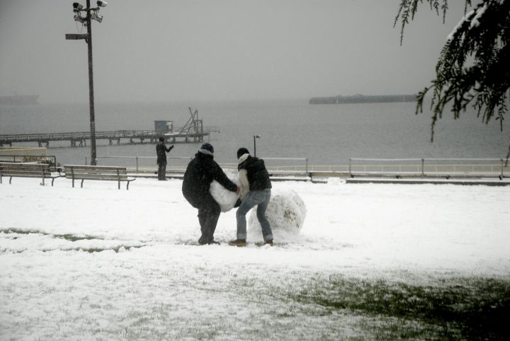 Snow Day In Vancouver