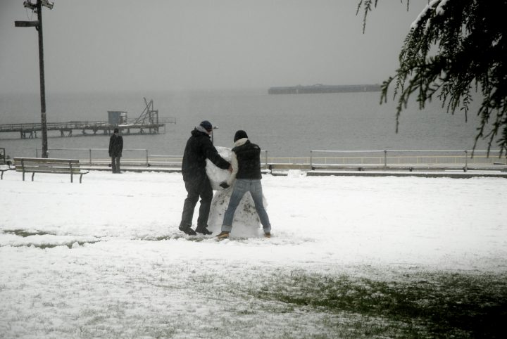 Snow Day In Vancouver