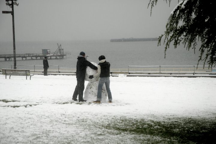 Snow Day In Vancouver