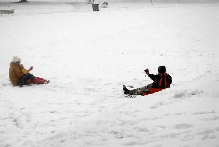 Snow Day In Vancouver