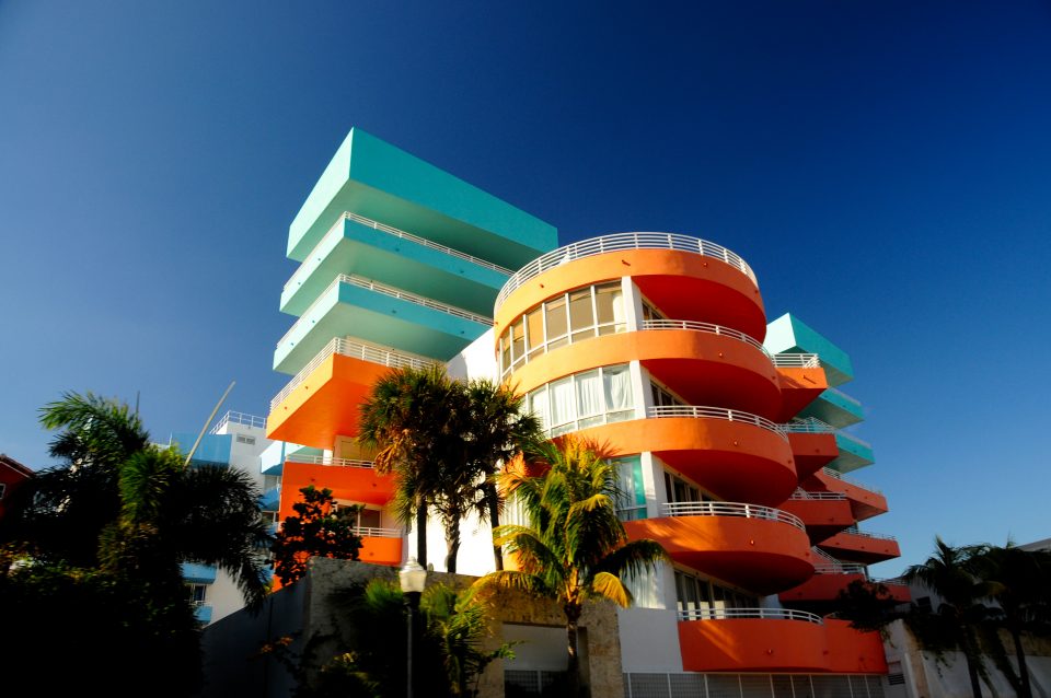 Colorful Building in Miami