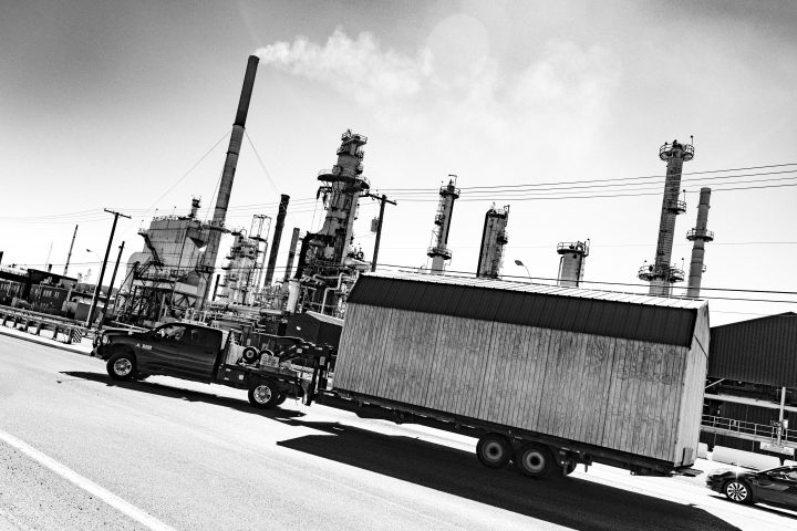 Truck Towing Shed and Chemical Plant