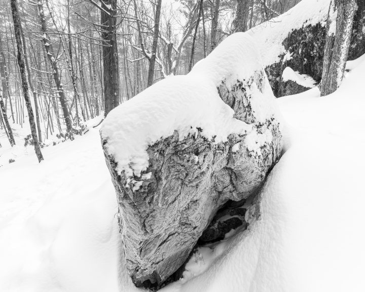 Frost Covered Boulder