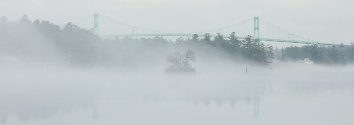 Fog and the 1000 Islands Bridge