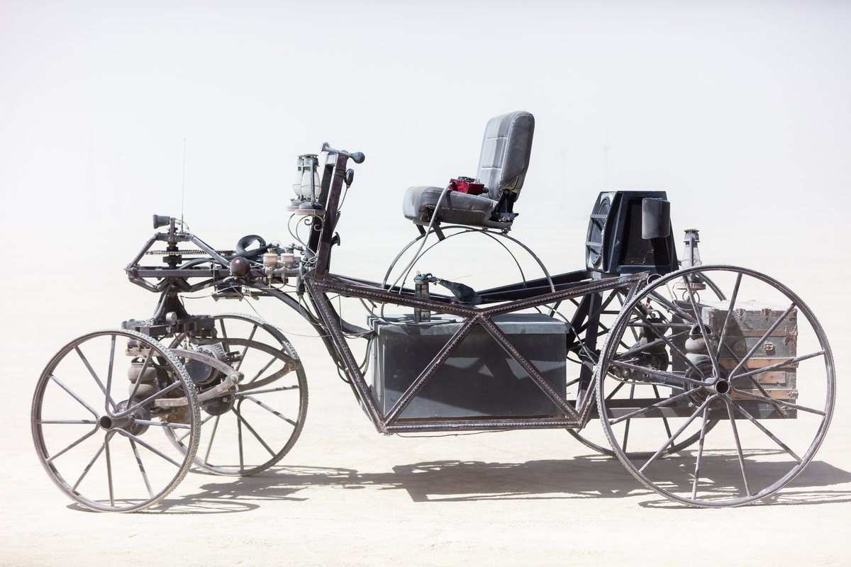 Electric Wrecker Mutant Vehicle, by Keith Johnson and Merrilee Proffitt