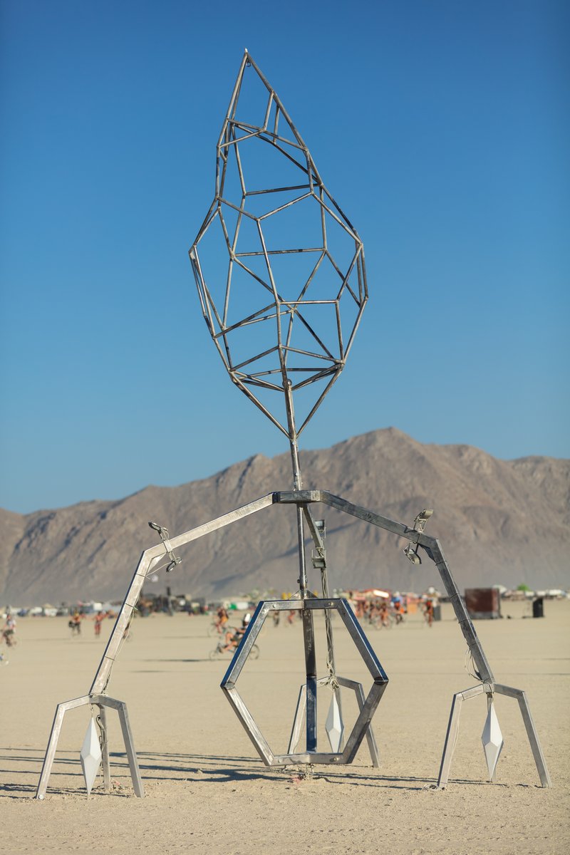 Wizard's piece. (Bent out of shape.)