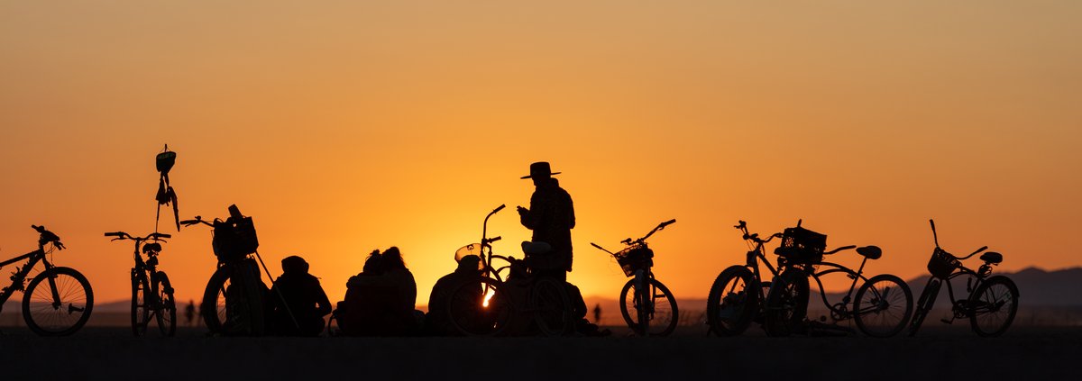 Deep playa sunrise
