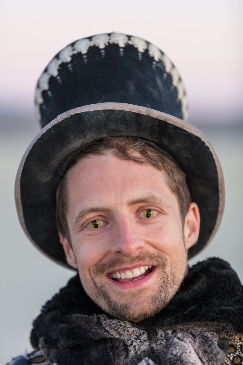 Nice contact lenses. This fellow mentioned they actually worked as lenses!