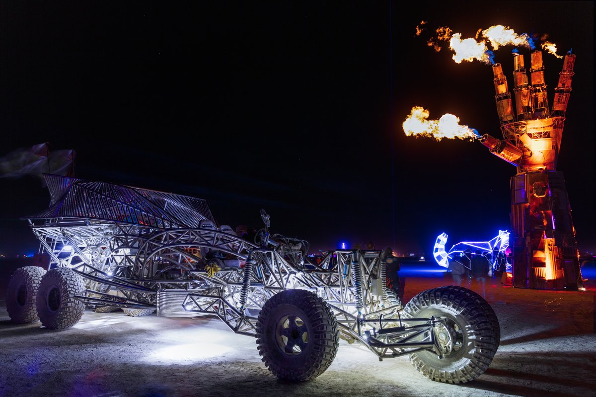 Henry Chang's Flux Capacitor Mutant vehicle and I.L.Y