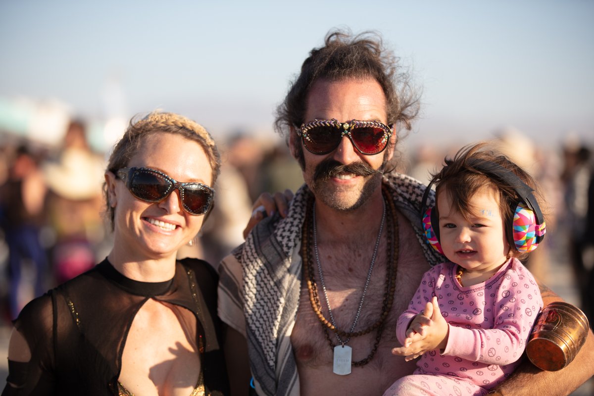 Beautiful and happy family.