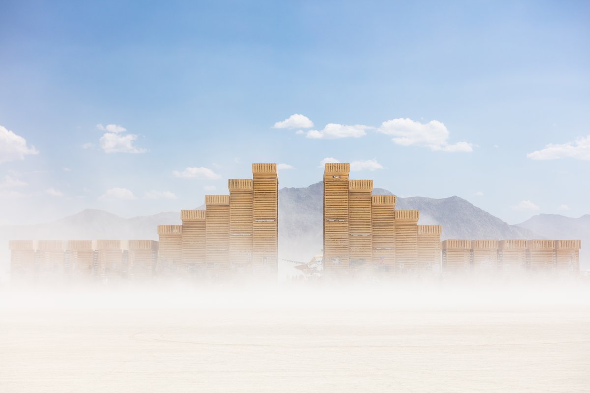 The Temple of Direction in the dust