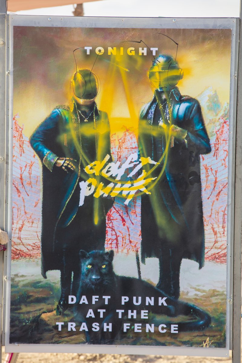 Daft Punk Bus Stop Poster at The Intersection X