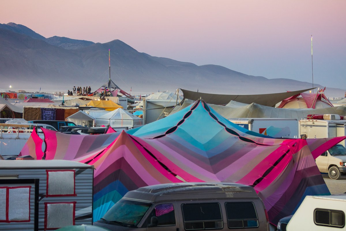 The 'I was so exhausted I couldn't get out of bed so I climbed on the roof of my RV "sunrise" shot'...