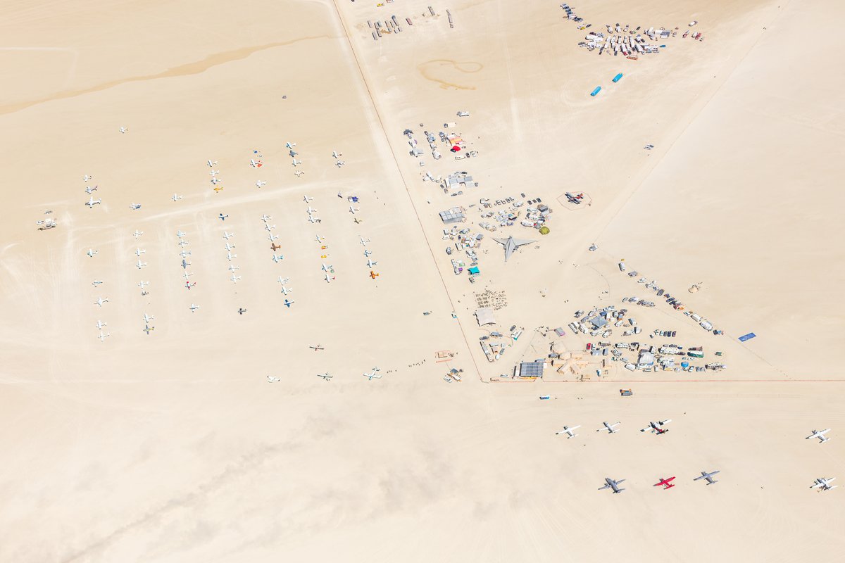 Burning Man 2019 Aerial Photo. I shot this while hanging out the window of a small Cessna. The image was shot on Friday August 31, 2019. Thank you to the pilot of the aircraft Purple Haze.