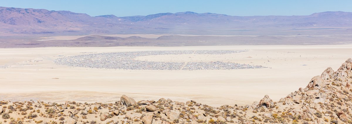 Burning Man 2019 Aerial Photo. I shot this while hanging out the window of a small Cessna. The image was shot on Friday August 31, 2019. Thank you to the pilot of the aircraft Purple Haze.