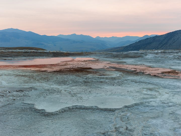Layers at Mammoth Hot Springs