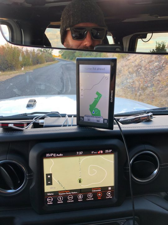 Selfie With Mirror and GPS