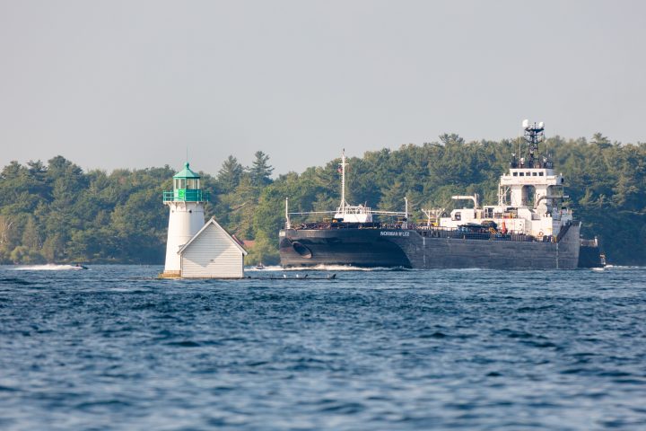 Sunken Rock Light and Ship