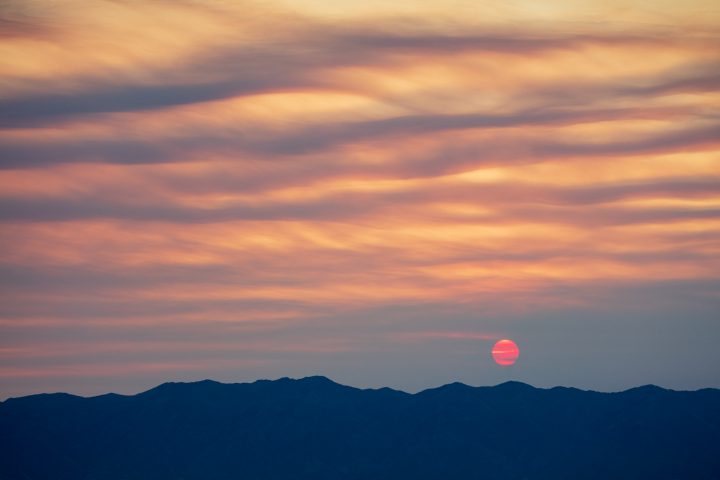 Wavy Clouds at Sunrise