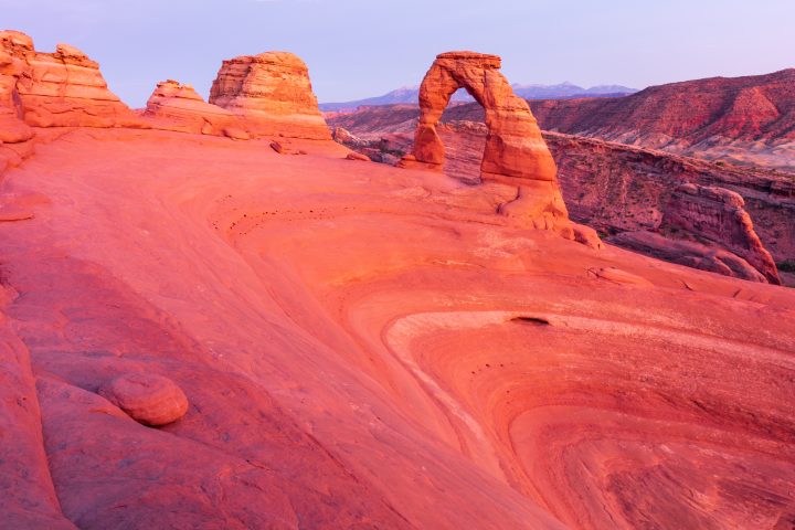 Delicate Arch at Dusk