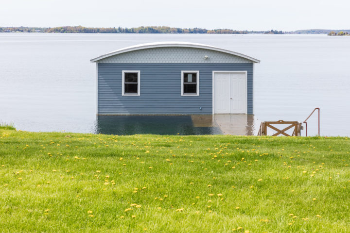 Boathouse with Curved Roof