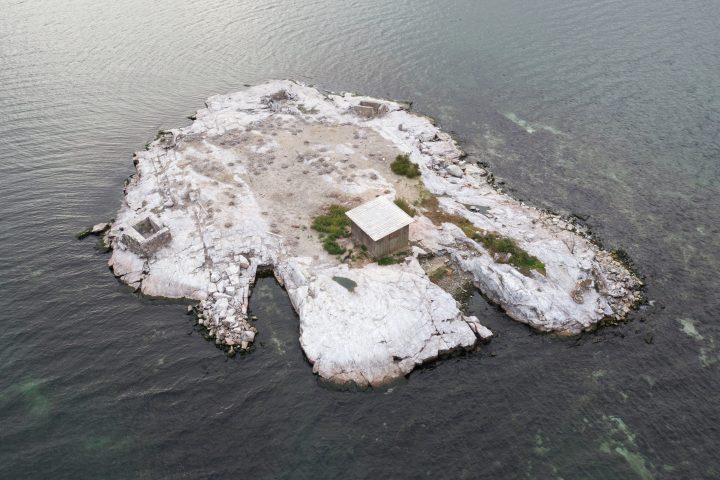 Small Island With Shed
