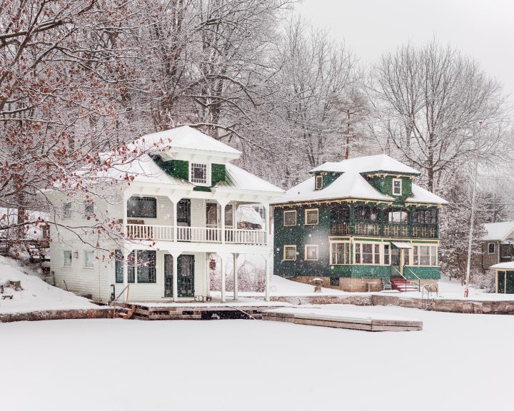 Two Cottages in the Snow