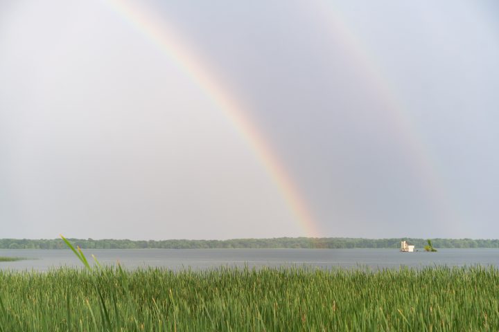 Rainbow and Tiny Island