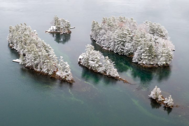 Five Islands in the Snow
