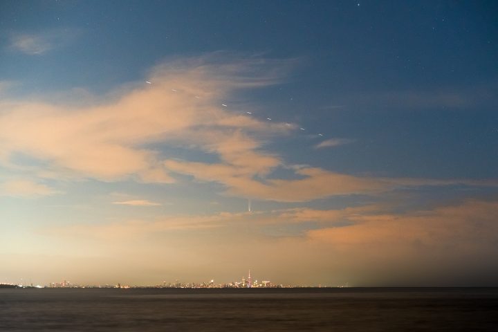 I.S.S. Comet NEOWISE and Toronto Skyline
