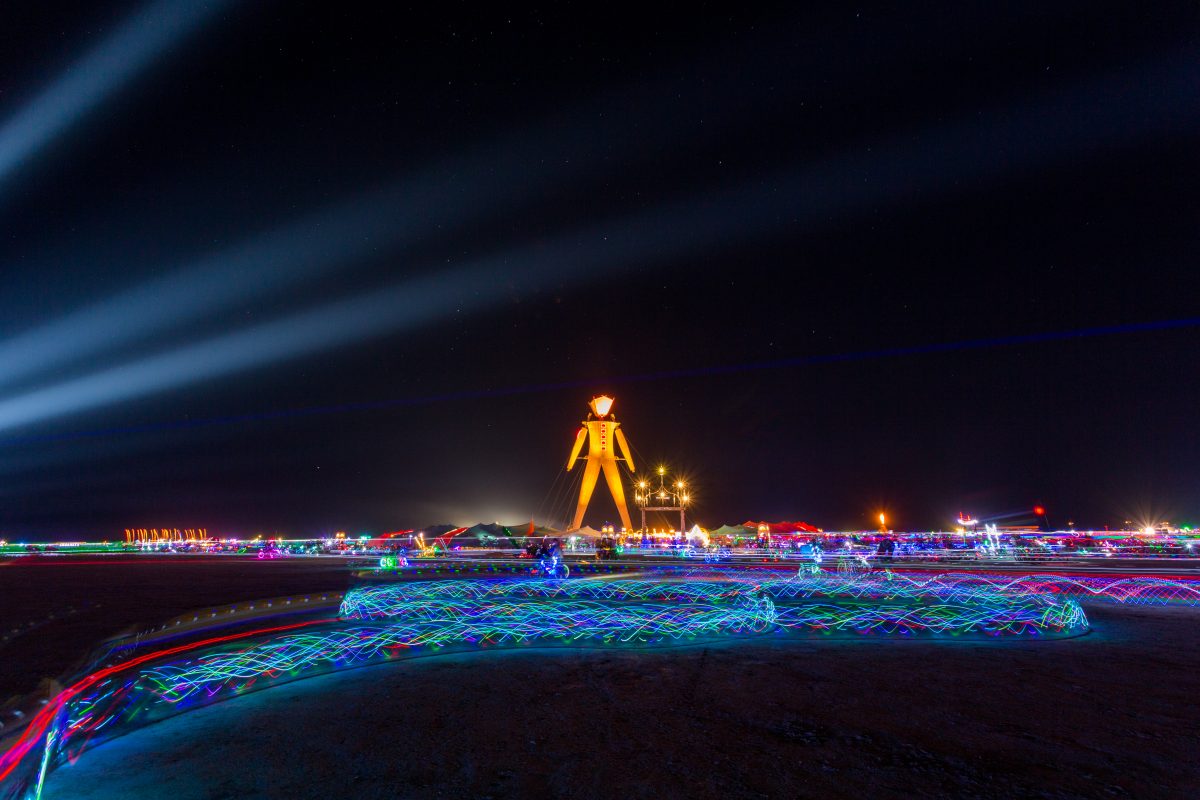 Light Trails and the Man 2014