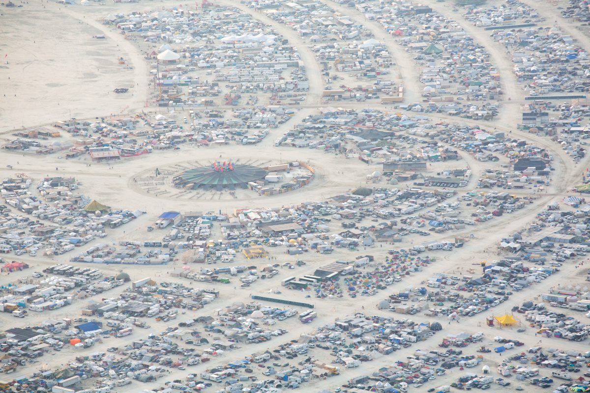 Aerial Photo Black Rock City 2014