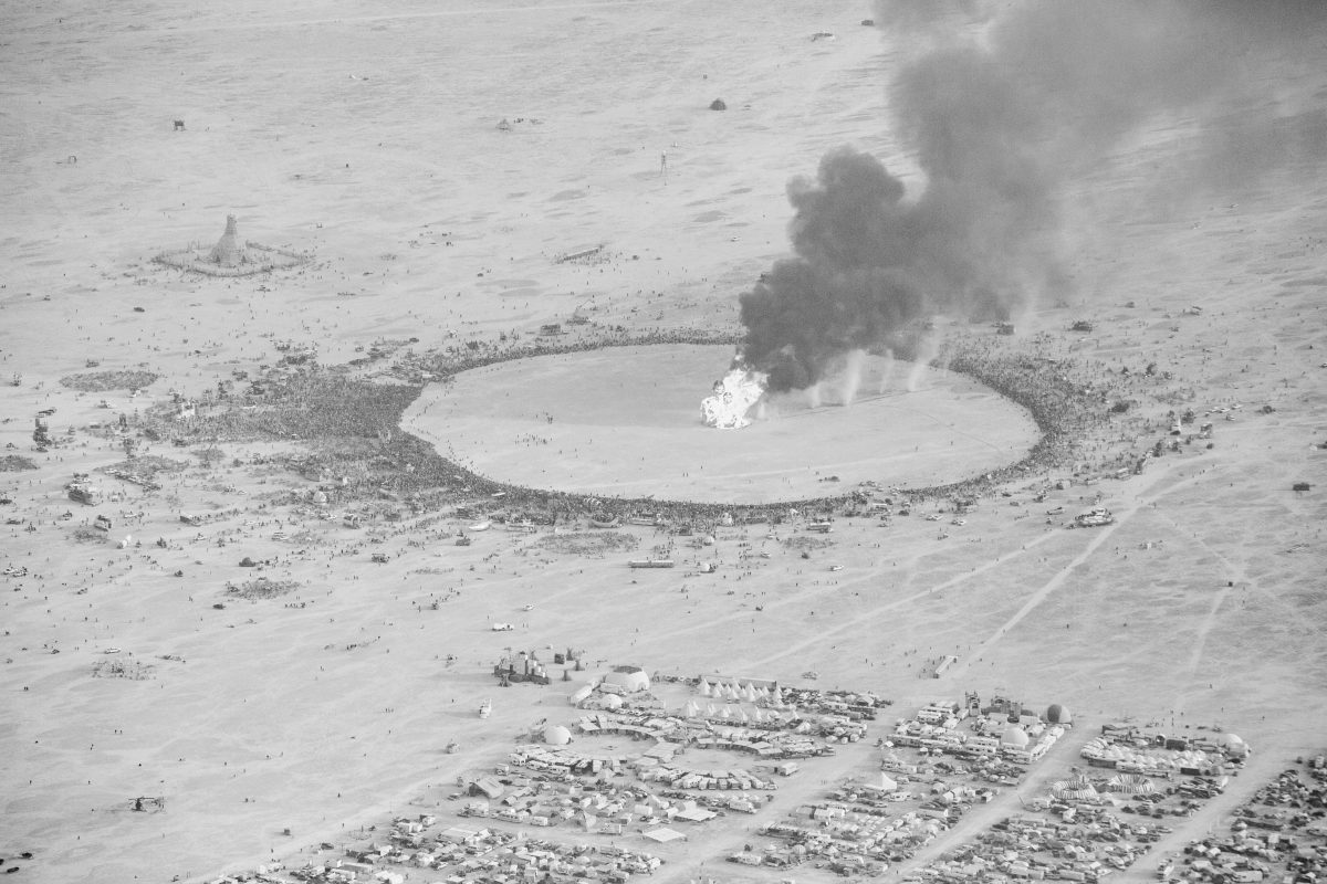 Aerial Photo of Embrace Burn 2014