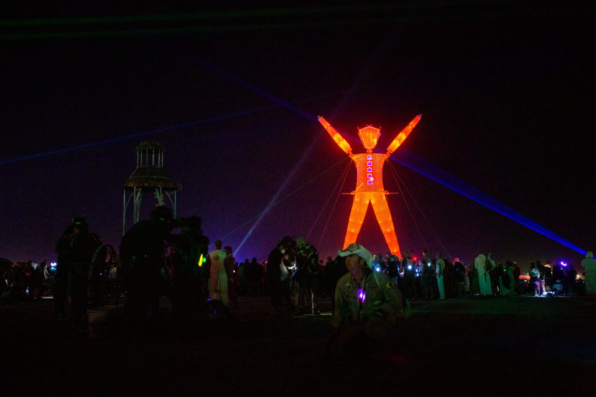 The Man on Burn Night 2014