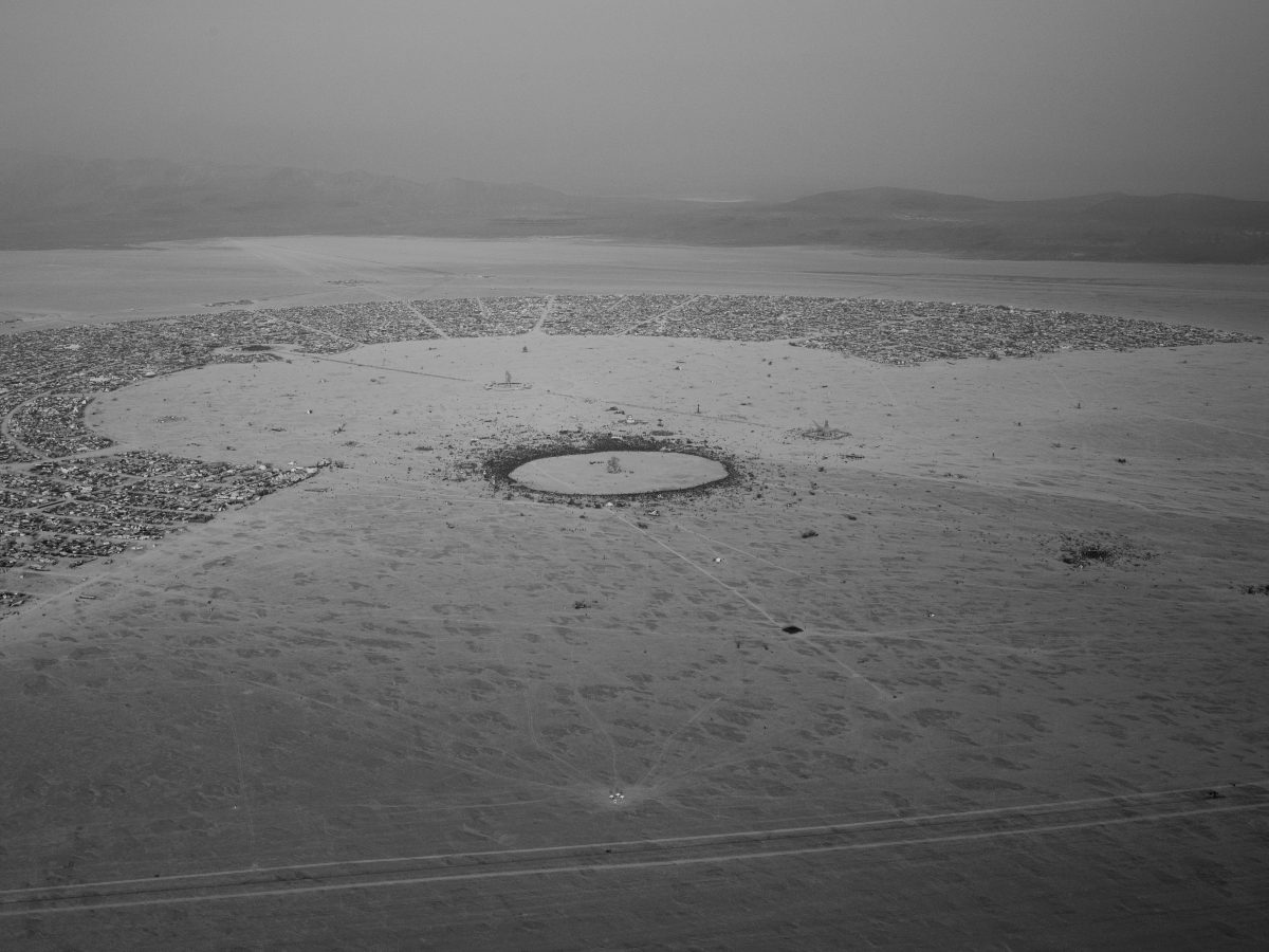 Aerial Photo Black Rock City 2014