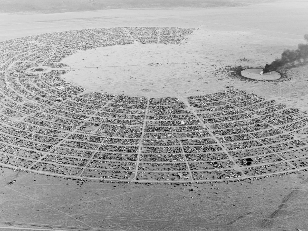 Aerial Photo Black Rock City 2014