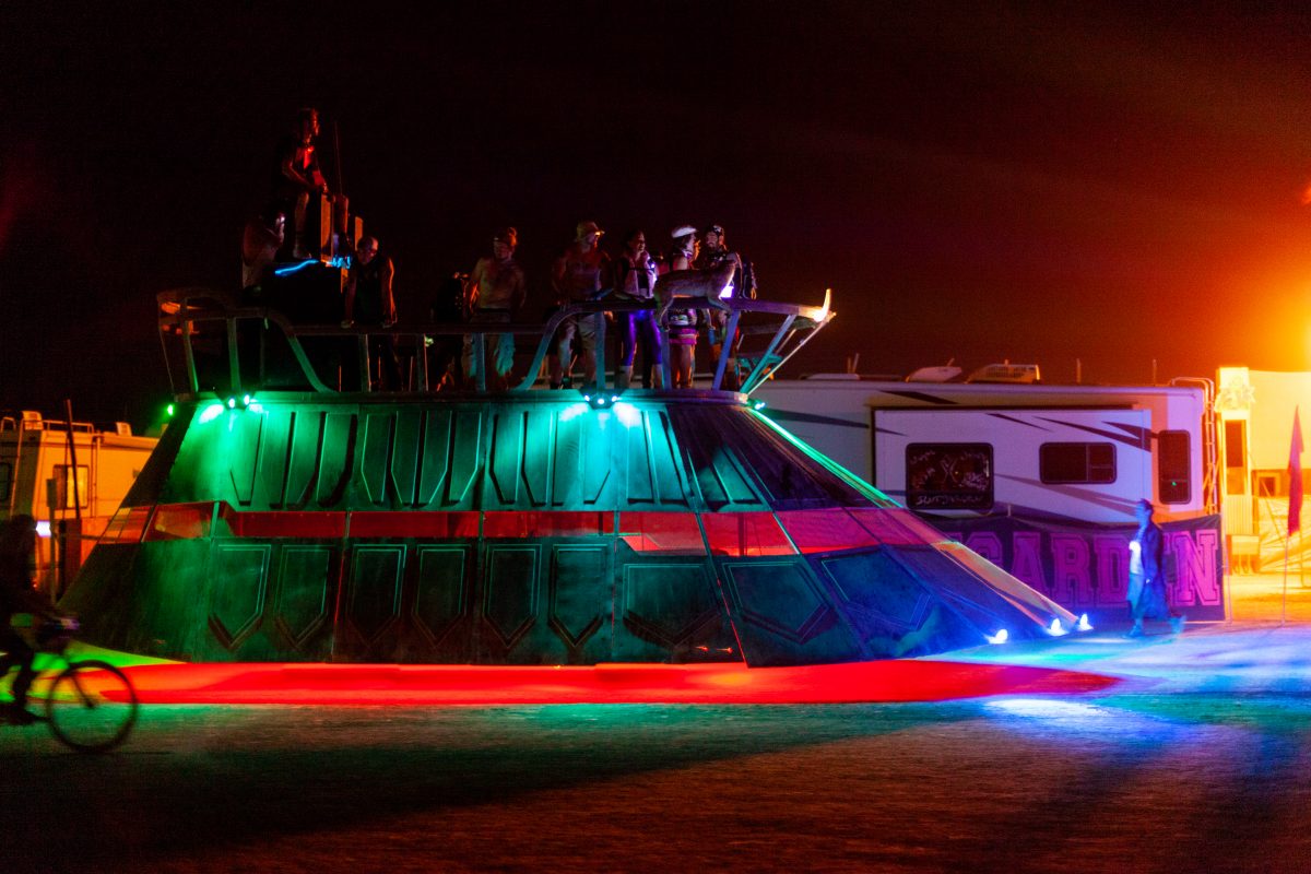 Mutant Vehicle at night name unknown.
