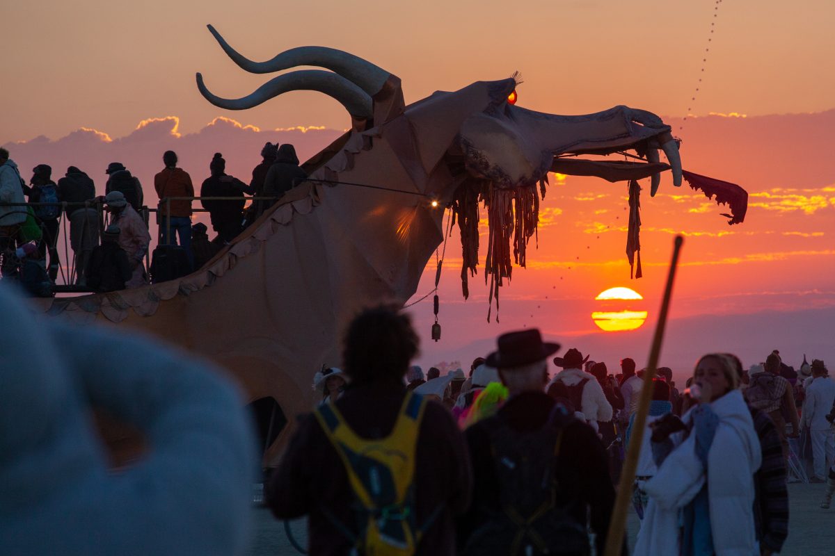 Abraxas Dragon at Sunrise