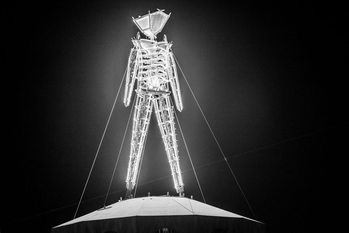 The Man on Burn Night