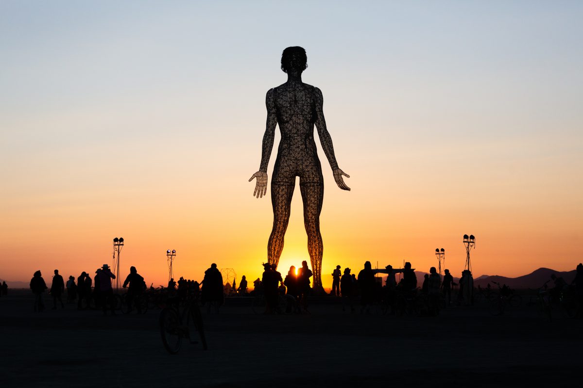 Truth is Beauty by: Marco Cochrane from: Mill Valley, CA year: 2013  Truth is Beauty is the second sculpture in a three-part series featuring singer/dancer Deja Solis, the first of which was Bliss Dance (2010). For Truth is Beauty, Deja stands on her toes, head back, arms raised, in an expression...