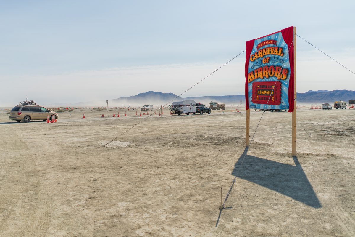 Burning Man 2015 Sign by Mad Dog