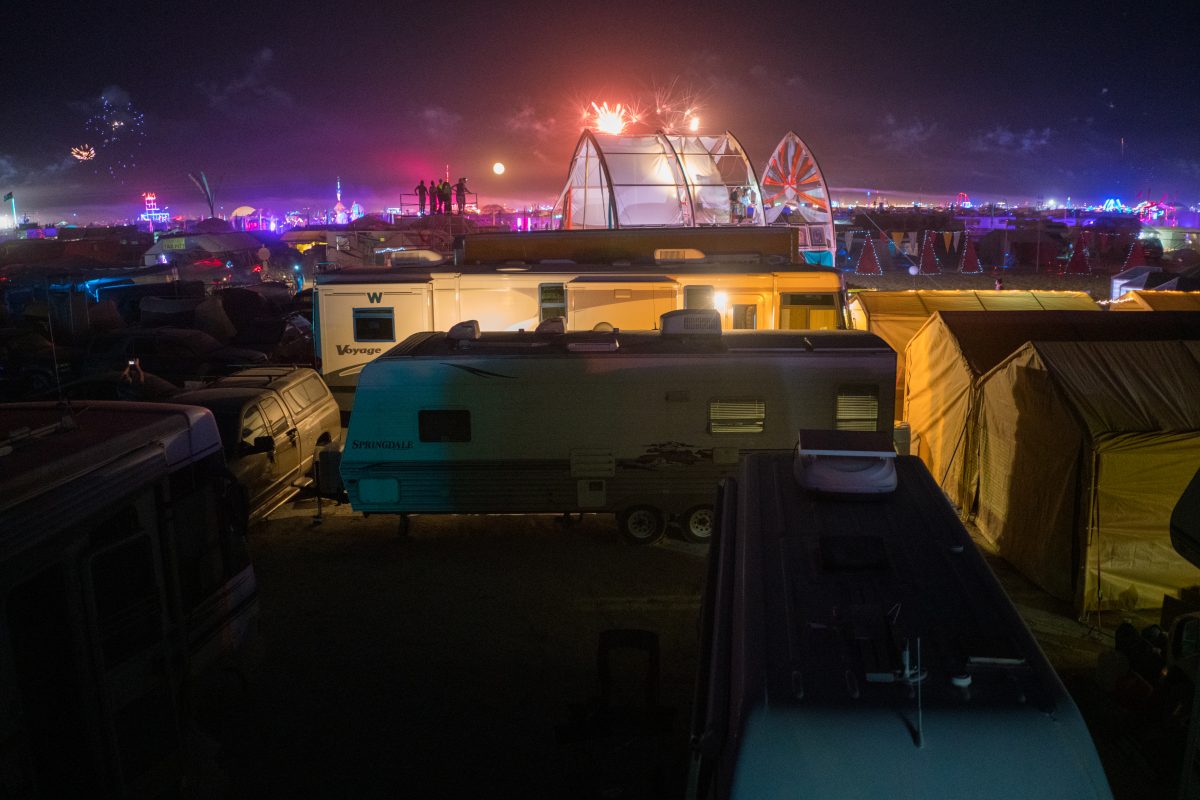 Fireworks over BRC 2015