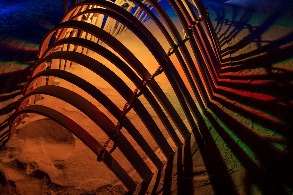 Temple of Promise from: San Francisco Bay Area, CA year: 2015  A Temple's purpose is to provide a safe space where the diverse and essential needs of the soul can take root and grow or surrender and find solace. This year, the Temple of Promise welcomes participants through an archway soaring 97 ...