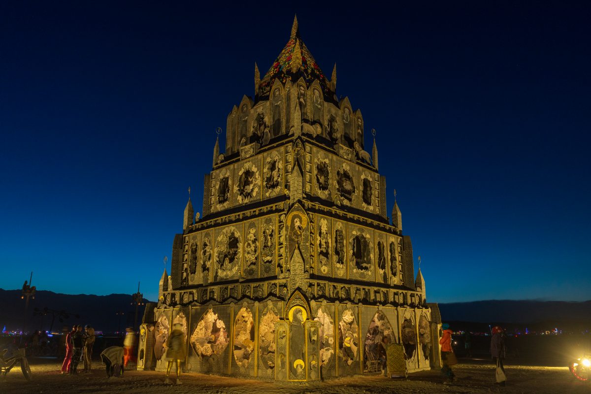 Totem of Confessions from: Petaluma, CA year: 2015  Come one, come all to the mystical Totem of Confessions, Michael Garlington's newest Chapel! Experience cathartic release as you liberate your secrets, unearth the hidden lives of those around you, and test your fortune and powers for uncovering...