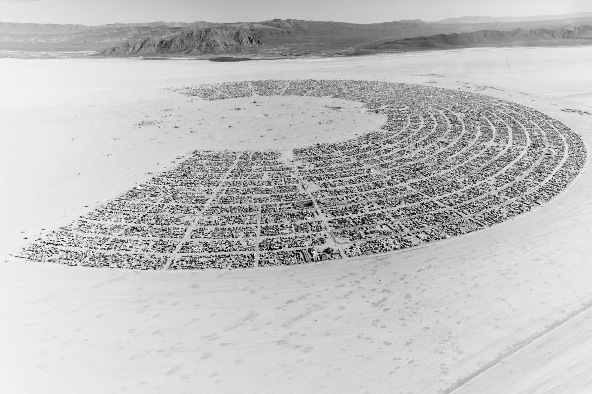 Aerial Photo Burning Man 2015