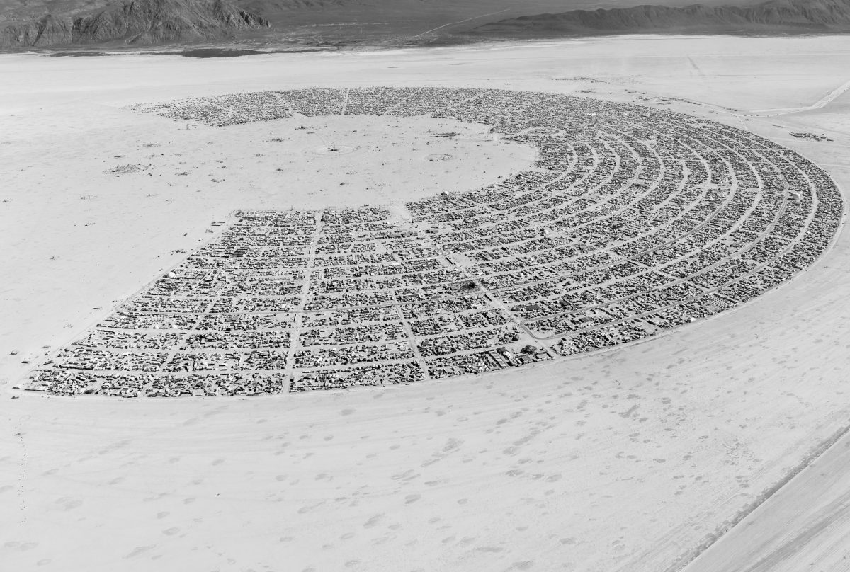 Aerial Photo Burning Man 2015